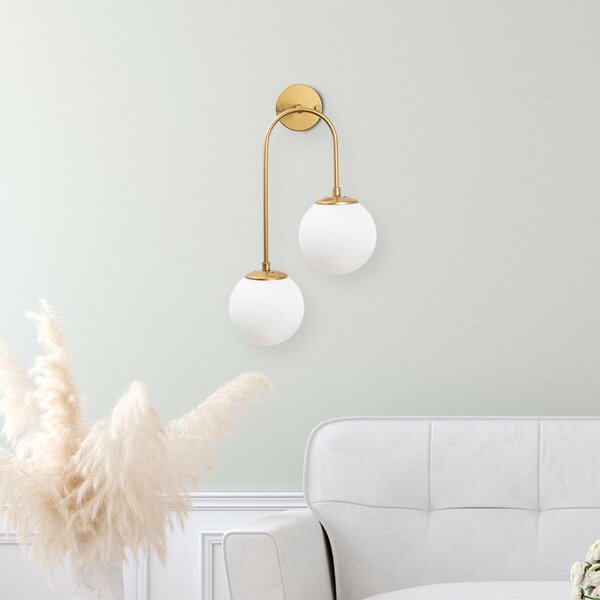 Opviq Fali Lámpa Gold Jewel - 10585