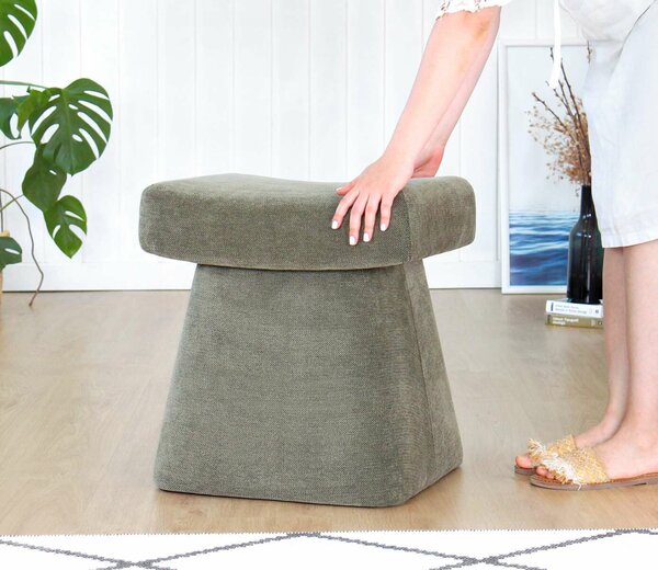 Atelier Del Sofa Gurrata zöld puff