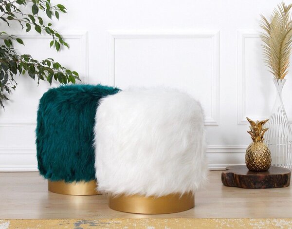 Atelier Del Sofa Lovett puff - fehér