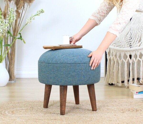 Atelier Del Sofa Puff Kék Deff - Kék