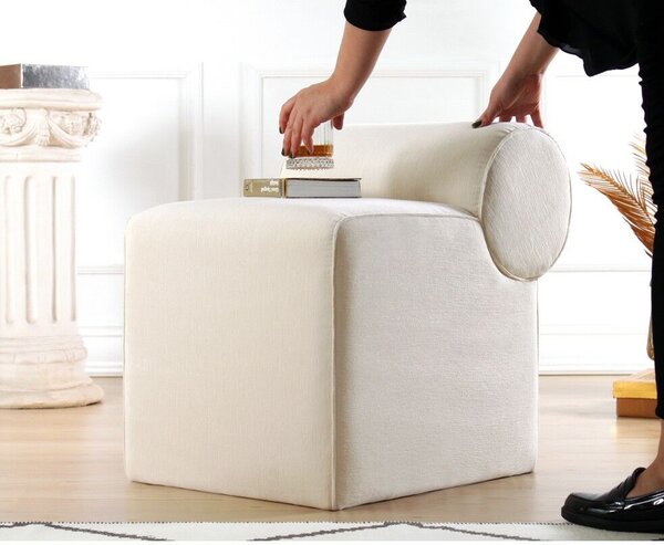 Atelier Del Sofa Krém Linburg Puff - Krém