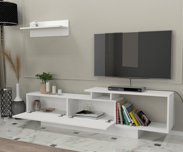 Hanah Home TV Unit White Asos - White
