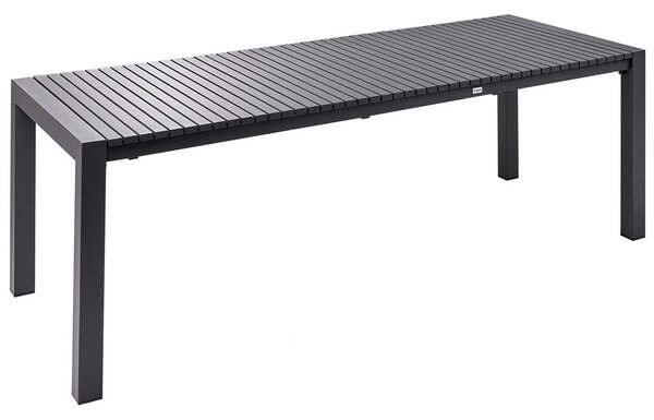 Bővíthető kerti étkezőasztal ARDESIO 160/220 cm 90 cm Fém Sötétszürke