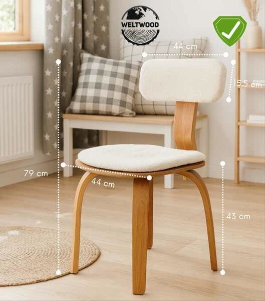 Hanah Home London Natúr szék