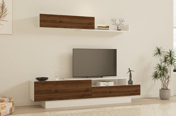 Hanah Home TV-állvány Elda - fehér dió