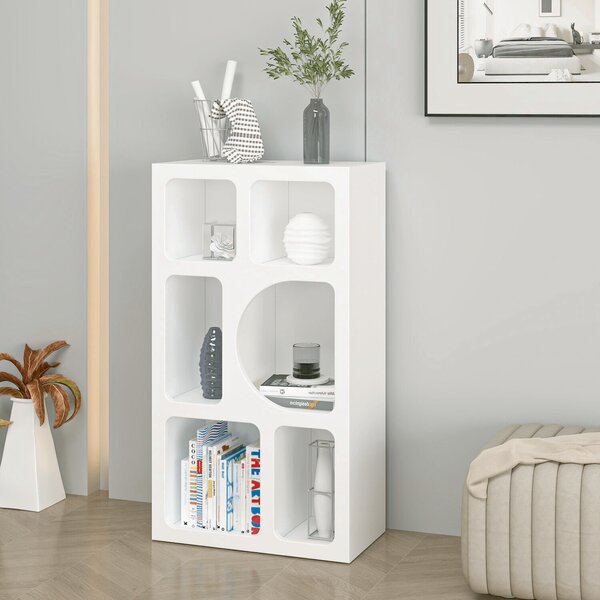 Hanah Home Bohem Fehér Könyvespolc, 90cm
