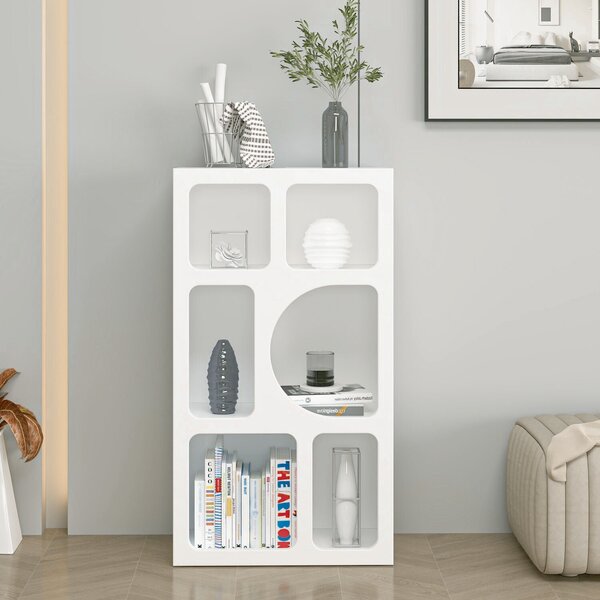 Hanah Home Bohem Fehér Könyvespolc, 90cm