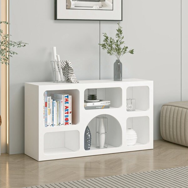 Hanah Home Bohem Fehér Könyvespolc, 90cm