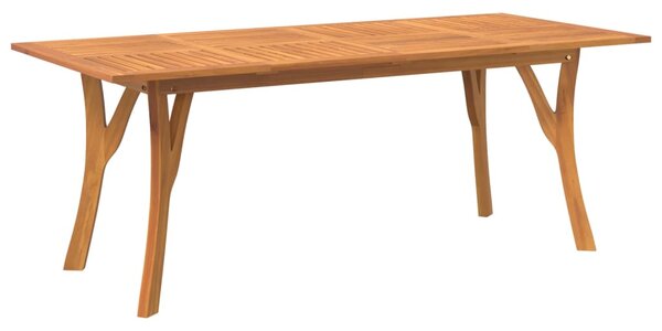 VidaXL tömör akácfa kerti asztal 200 x 90 x 75 cm