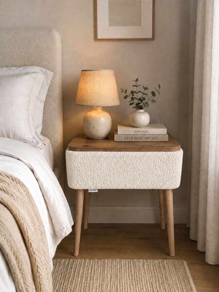 Hanah Home Éjjeliszekrény White Nova - Fehér