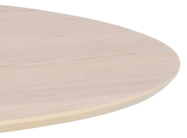 Asztal Norsica 345, 75cm, Fehérített tölgy