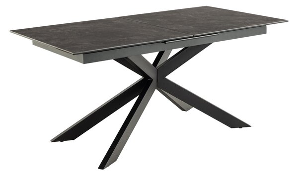 Asztal Norsica 685, 76x90cm, Fekete