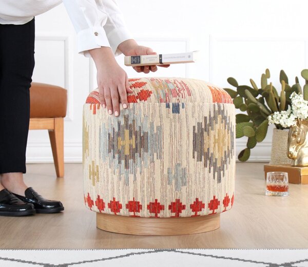 Atelier Del Sofa Ferruz krém puff - krém