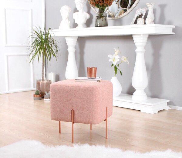 Atelier Del Sofa Puff Pink Copper 56 - Rózsaszín