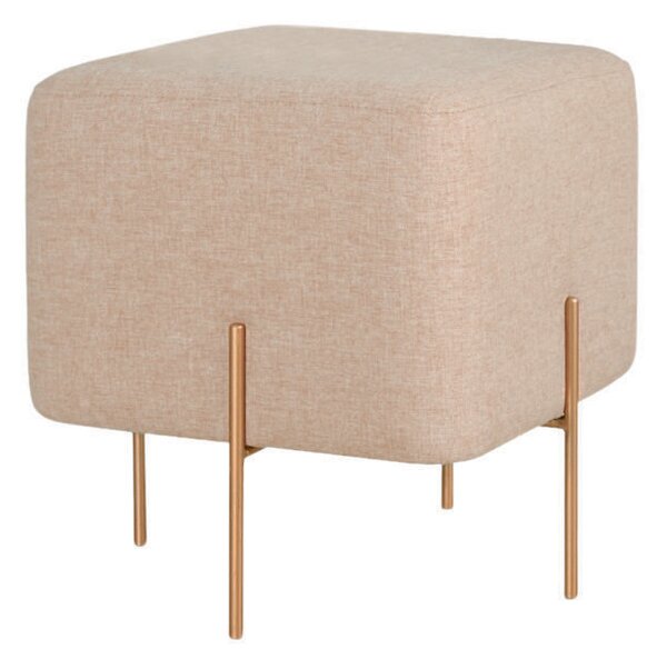 Atelier Del Sofa Puff Pink Copper 56 - Rózsaszín