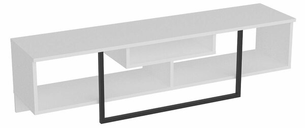 Hanah Home TV Stand White Black Asal (150) - White, Black