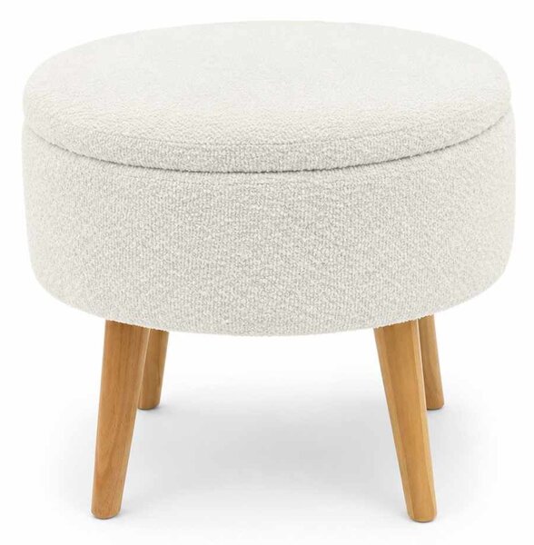 Atelier Del Sofa Puff Fehér Berlin Wellsoft - Fehér