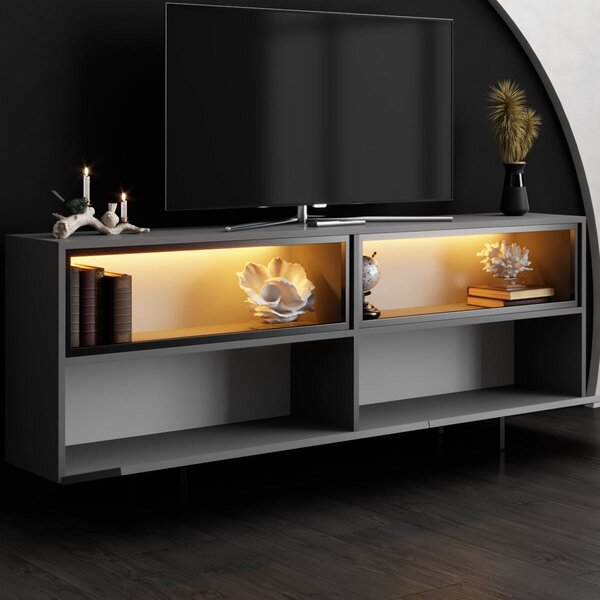 Hanah Home TV Stand Anthracite Ekol Up - Anthracite
