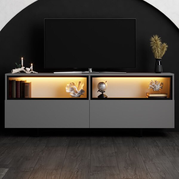 Hanah Home TV Stand Anthracite Ekol Up - Anthracite