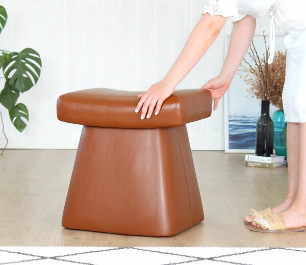 Atelier Del Sofa Puff Tan Dambert - Tan