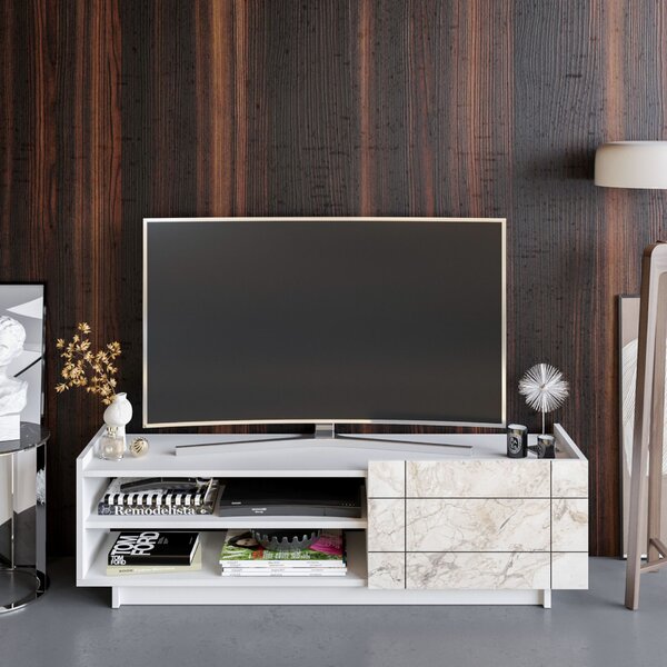 Hanah Home Valantina TV állvány - fehér