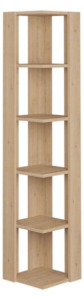 Hanah Home Könyvespolc Sapphire Oak Nati Corner - Sapphire Oak