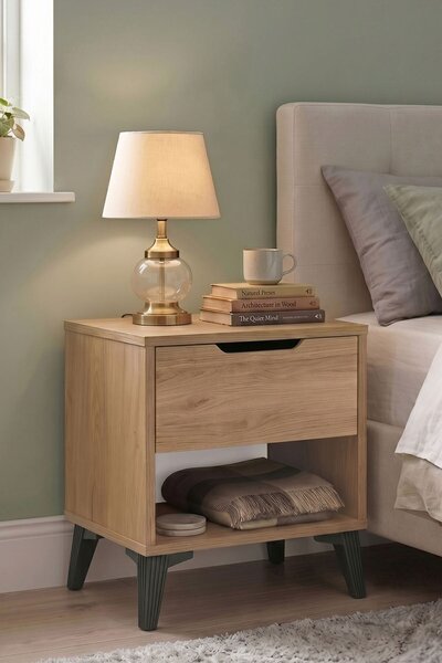 Hanah Home Nightstand Oak Vel3-S