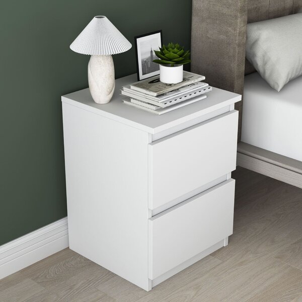 Hanah Home Éjjeliszekrény Fehér BD109 - 3842