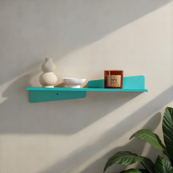Hanah Home Dekoratív fém fali polc, Türkiz Vlnt123R6027