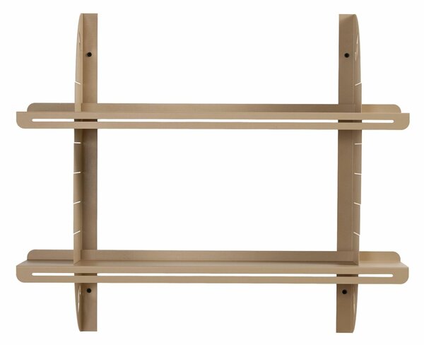 Hanah Home Dekoratív Fém Fali Polc Taupe Vlnt126Cp