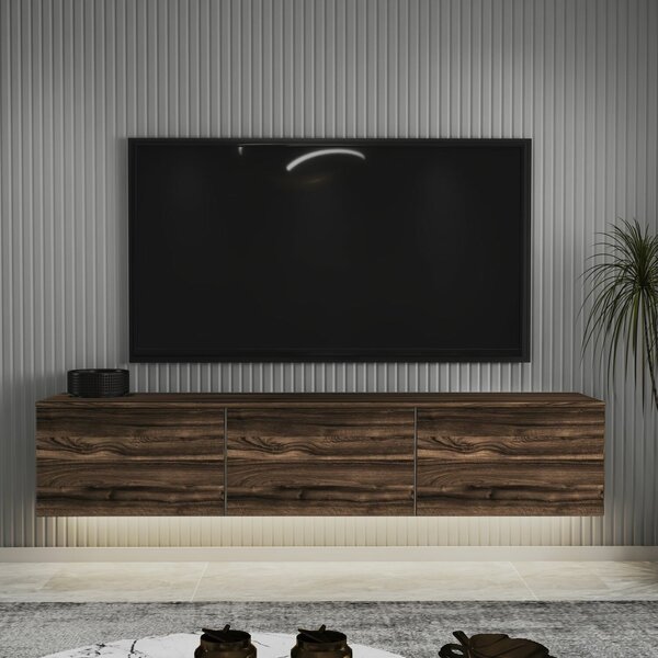 Hanah Home TV Stand Chestnut Neon - Chestnut