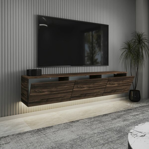 Hanah Home TV Stand Chestnut Neon - Chestnut