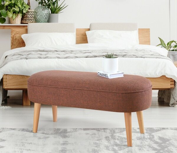 Atelier Del Sofa Puff Bordó Lednok - Bordó