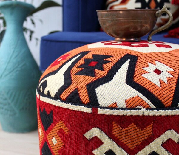 Atelier Del Sofa Bozok többszínű puff - Multicolor