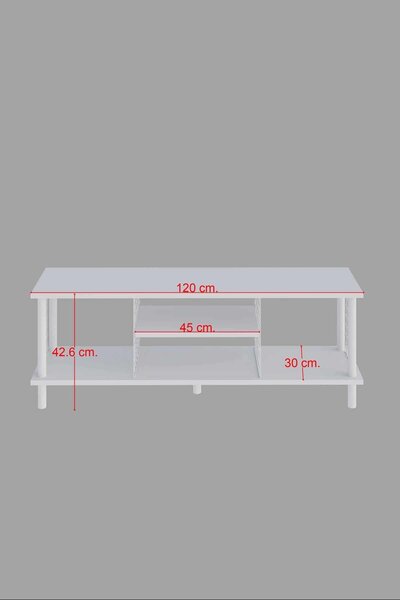Hanah Home TV Stand Sapphire Oak Peka-0048 - Sapphire Oak