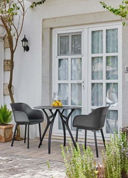 Hanah Home Szék szett (2 darab) Antracit Shell-P