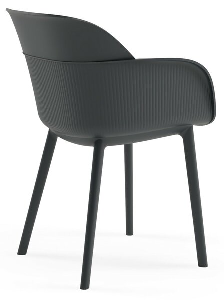 Hanah Home Szék szett (2 darab) Antracit Shell-P