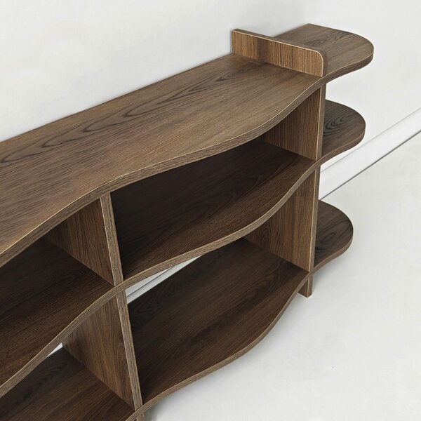 Hanah Home Console Walnut Flusso - Walnut
