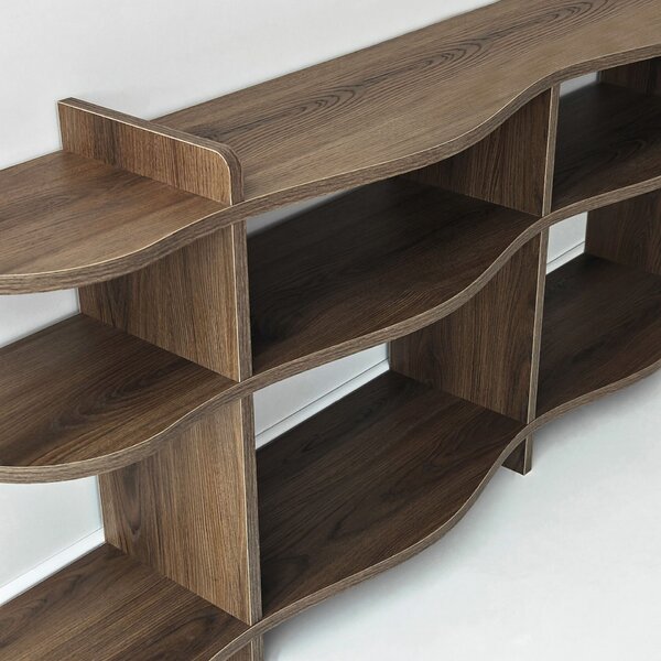 Hanah Home Console Walnut Flusso - Walnut