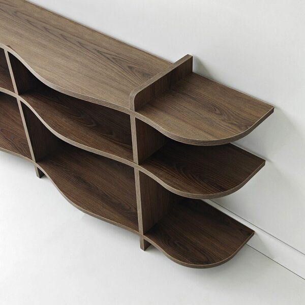 Hanah Home Console Walnut Flusso - Walnut