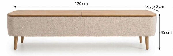 Hanah Home Sarven TV-állvány - Fehér