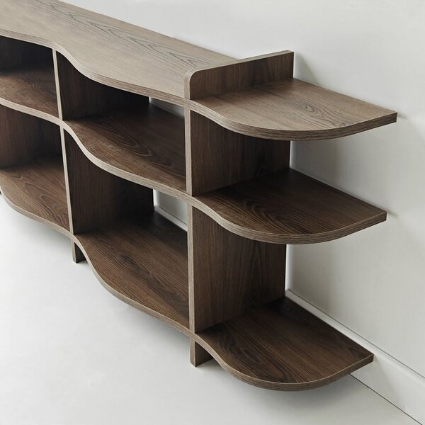 Hanah Home Console Walnut Flusso - Walnut