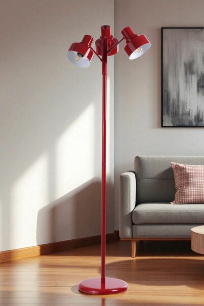 Opviq Floor Lamp Red 8946-6
