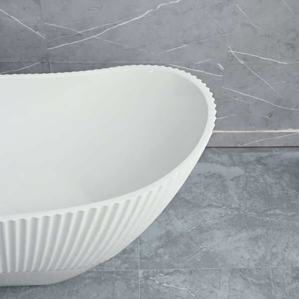 Rea Atena, szabadon álló akril kád 1700x730x710 mm, fehér, REA-W0127