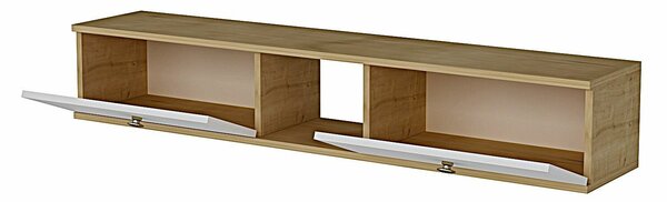 Hanah Home TV állvány Sapphire Oak White Zuzu 150 - Zafír tölgy, Fehér