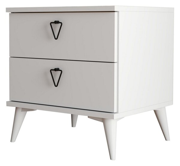 Hanah Home Éjjeliszekrény Fehér Versa-Ce 3634