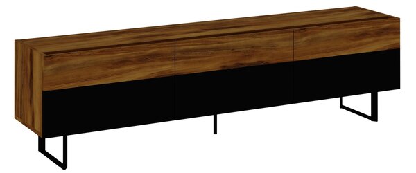 Hanah Home TV állvány Black Oak Sign - fekete, tölgy