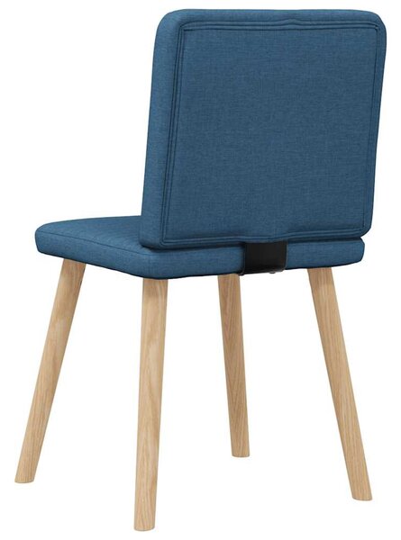 4 db kék szövet étkezőszék