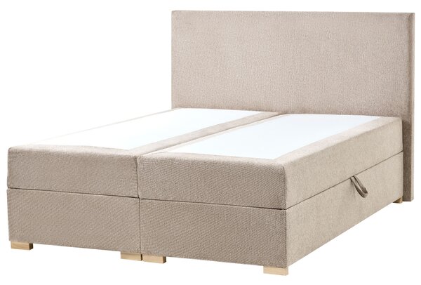 Boxspring ágy tárolóval MAJOR Tópszín 140 x 200 cm