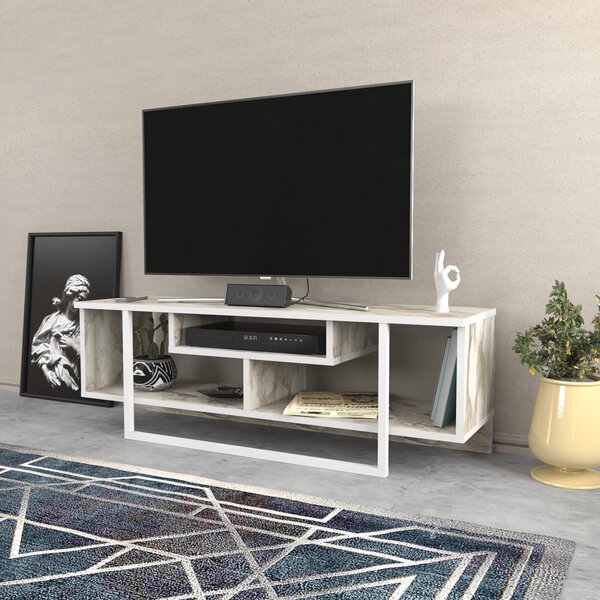Hanah Home TV-állvány Fehér Asal 120 - Ephesus, Fehér